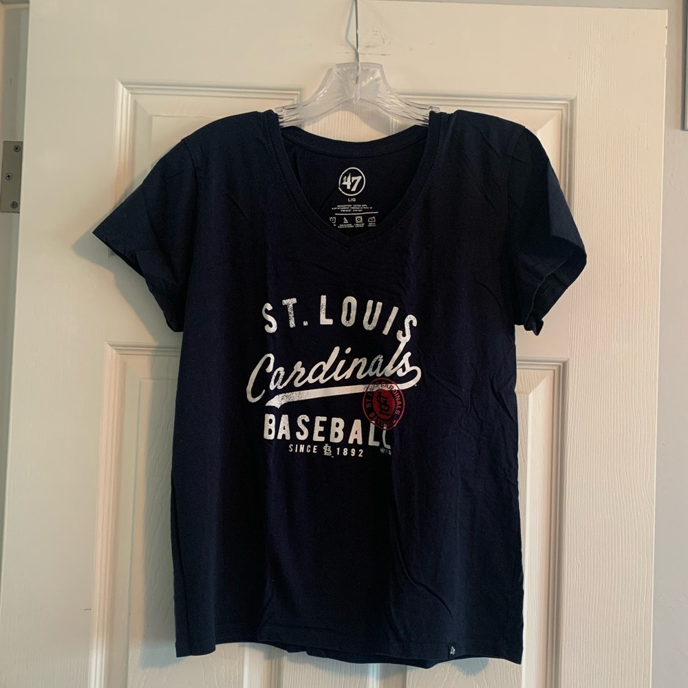 St Louis Cardinals navy blue t-shirt